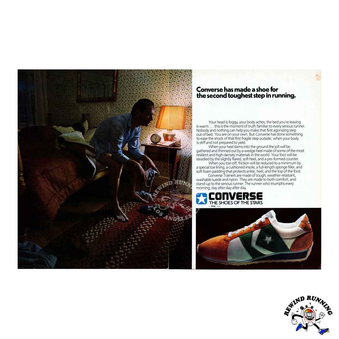 Converse World Class vintage 1978 running shoes sneakers print ad