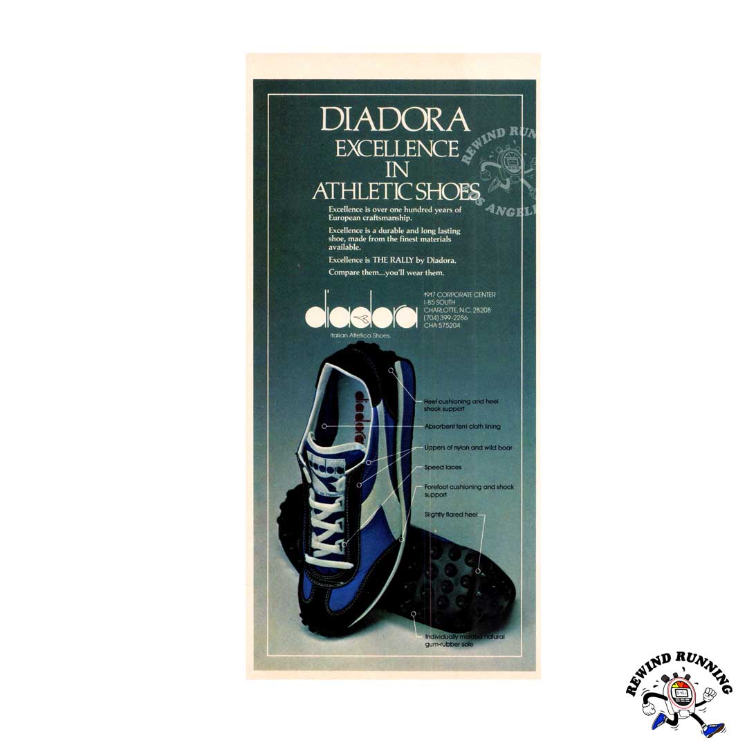adidas TRX, SL72, SL76, Country 1978 Diadora Rally Vintage Running Shoes Sneaker Print Ad
