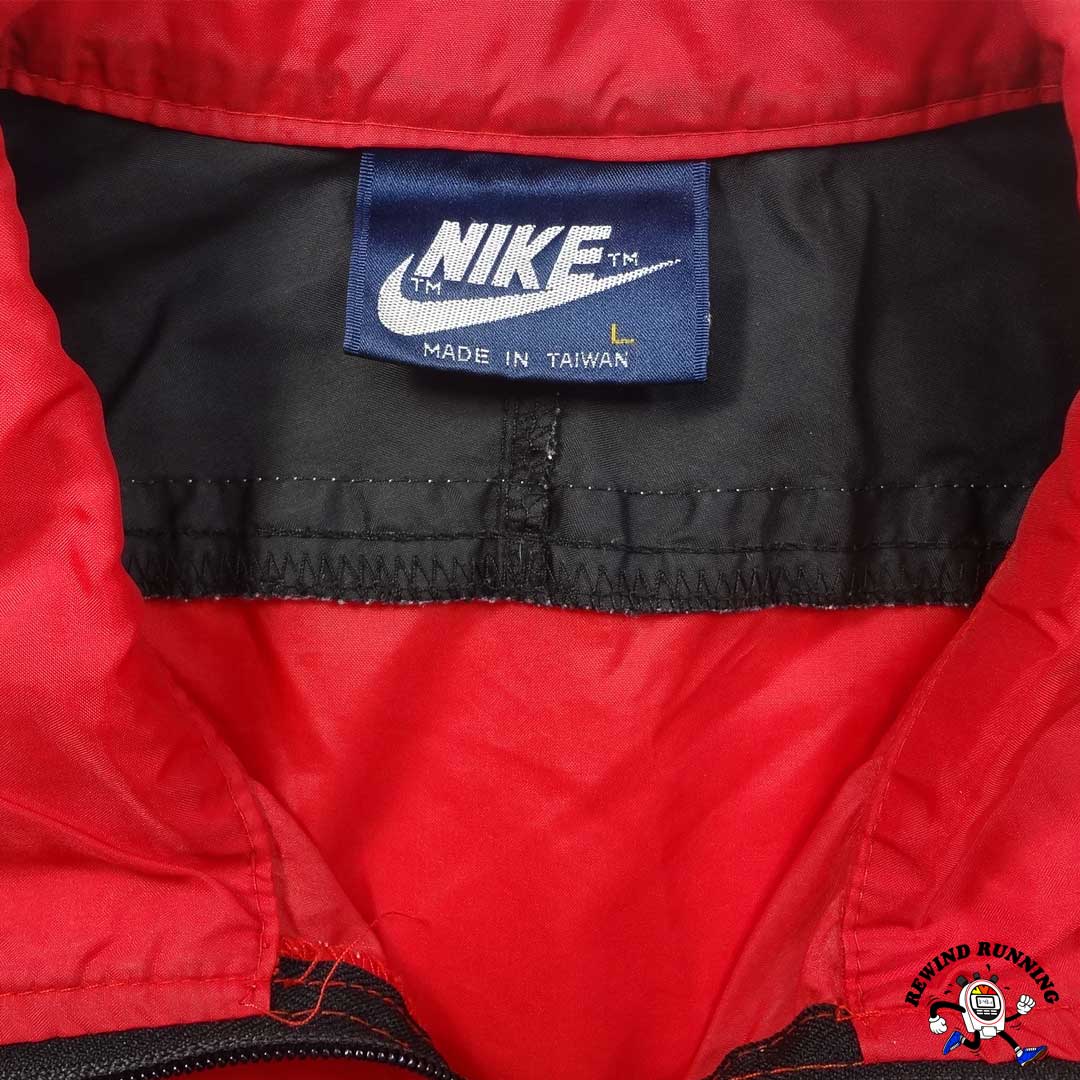 Nike Vintage Men's L 'Blue Tag' 80s Windbreaker Jacket Label