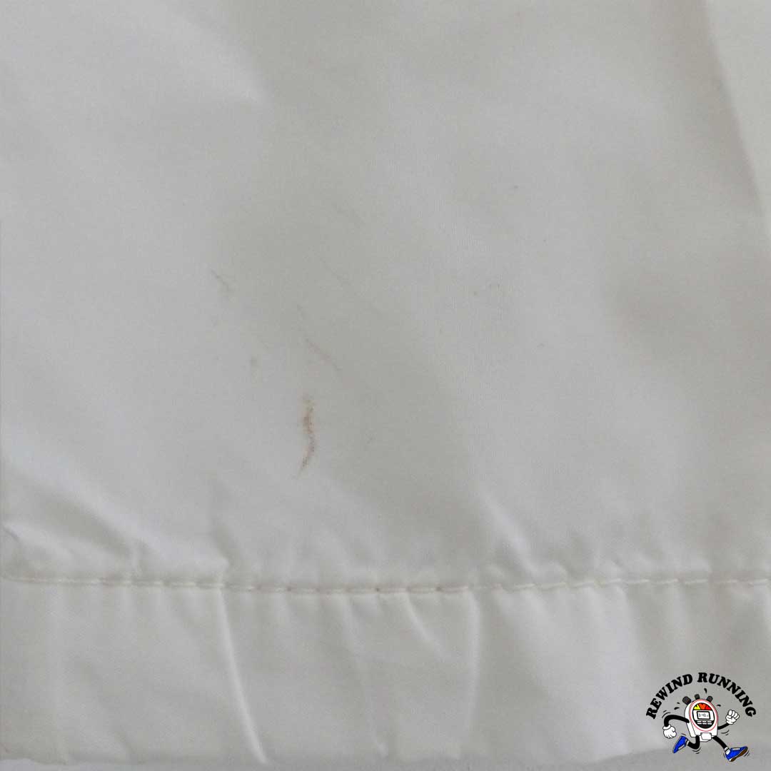 Nike Vintage Men's M 'Orange Tag' Windbreaker 70s 80s White Red Pullover Track Jacket