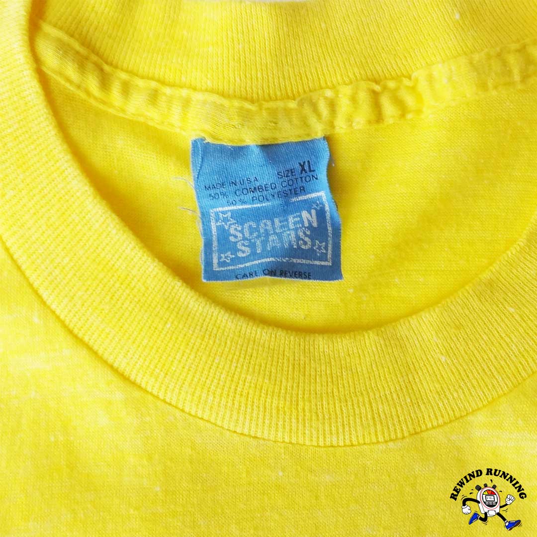 Nike inspired 1981 Walkathon 80s Vintage Nike Roadrunner Oceania Running Shoe WZOK T-Shirt Screen Stars Size Label