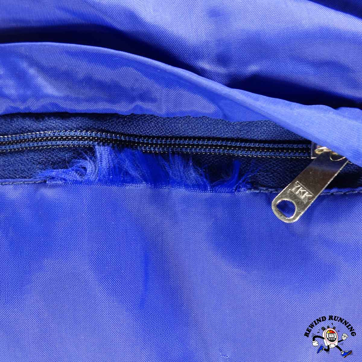 Nike Vintage Men's XXL 'Orange Tag' Blue Orange Windbreaker 70s 80s Zip Pullover Track Jacket