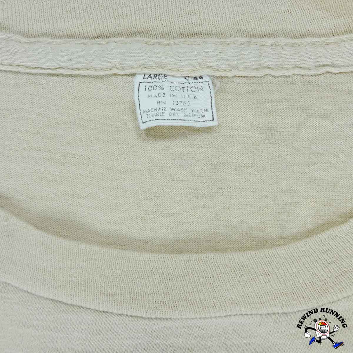 Vintage 1980 Osaga Logo U.S.A. Track and Field Trials T-Shirt, Eugene, Oregon label