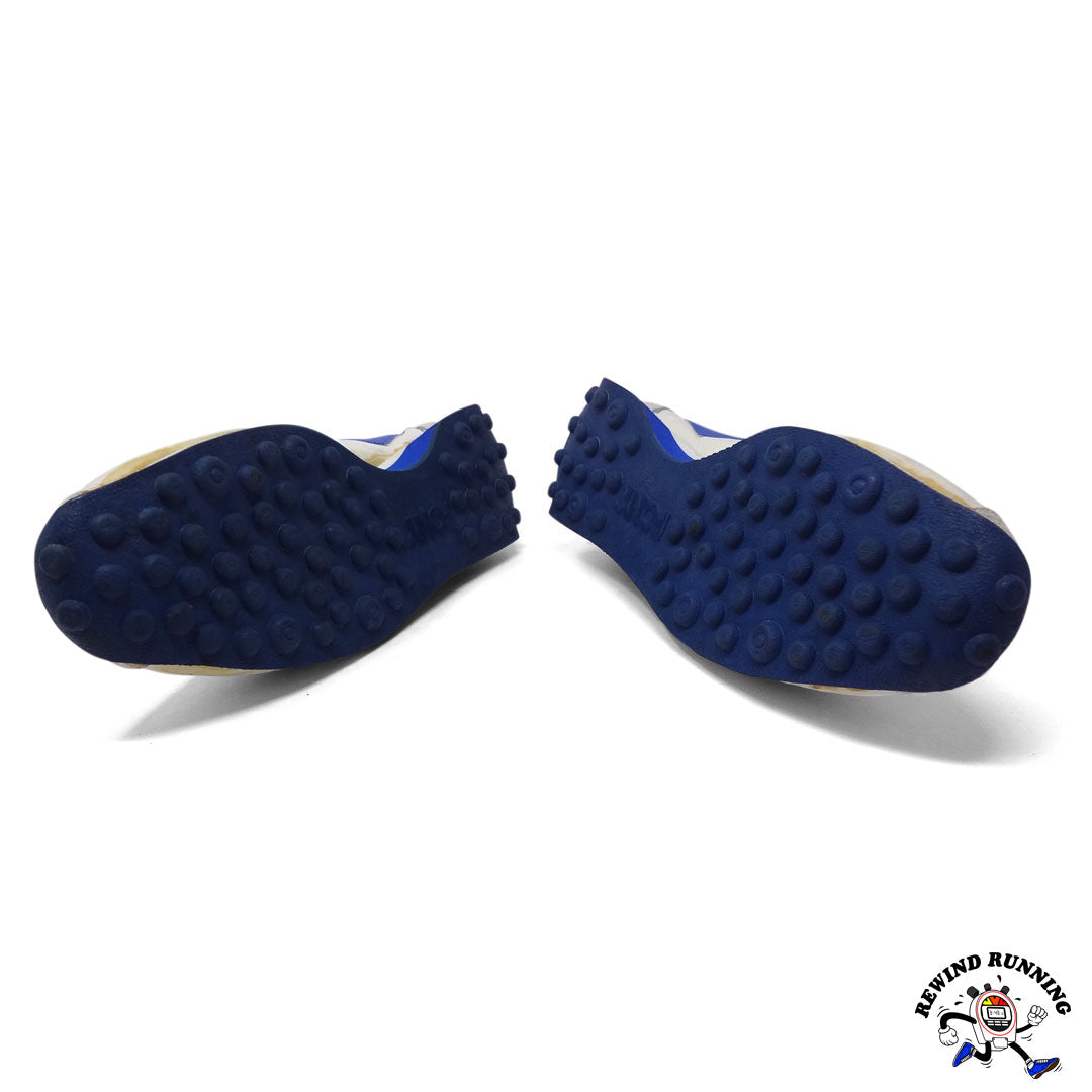 PONY Runner 70s Vintage Men's White Blue Running Shoes Sneakers Soles