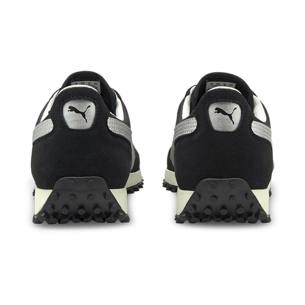 Puma Men's New Easy Rider II Tecno Shoes Sneakers Black Marshmallow 381027-02 Size 11