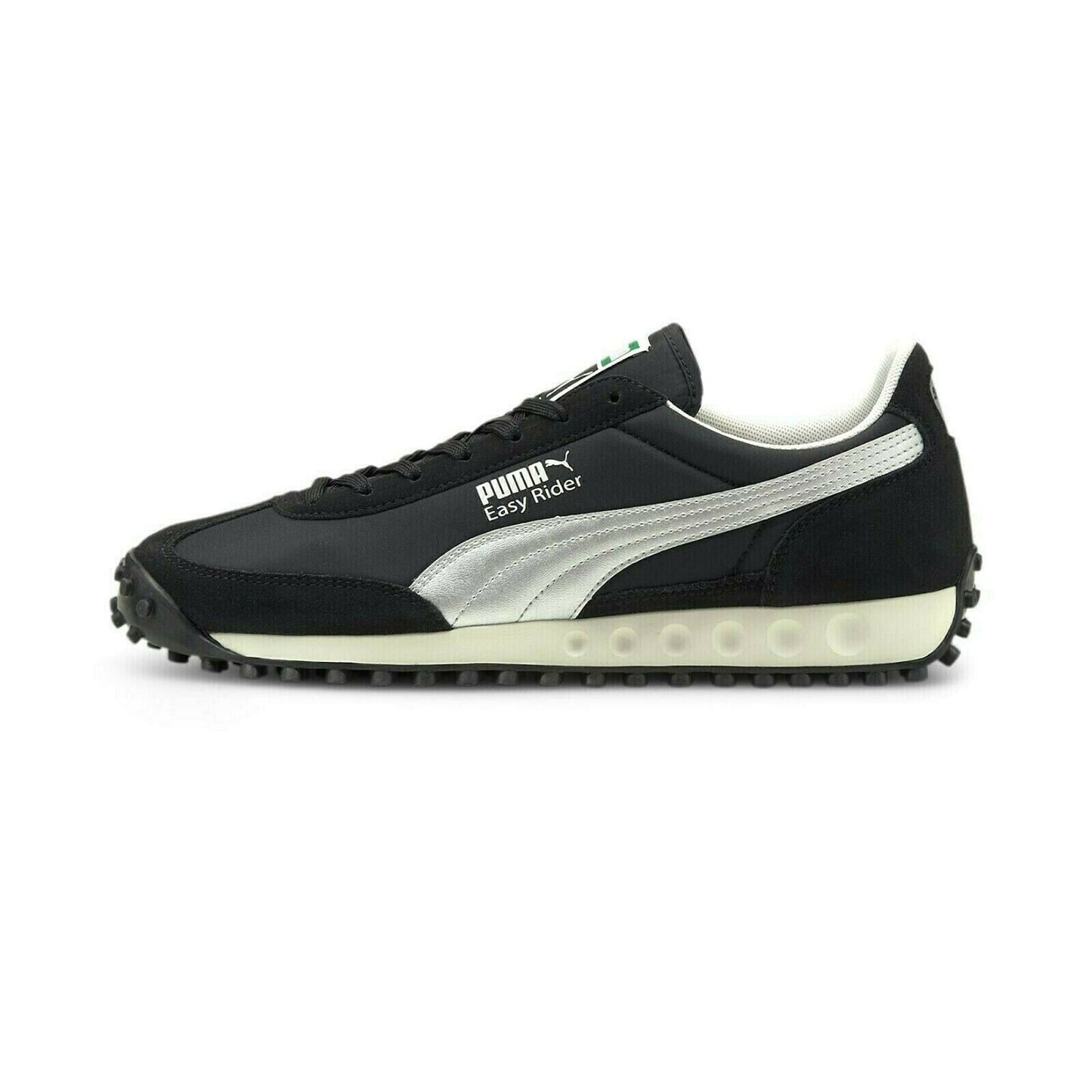 Puma Men's New Easy Rider II Tecno Shoes Sneakers Black Marshmallow 381027-02 Size 11