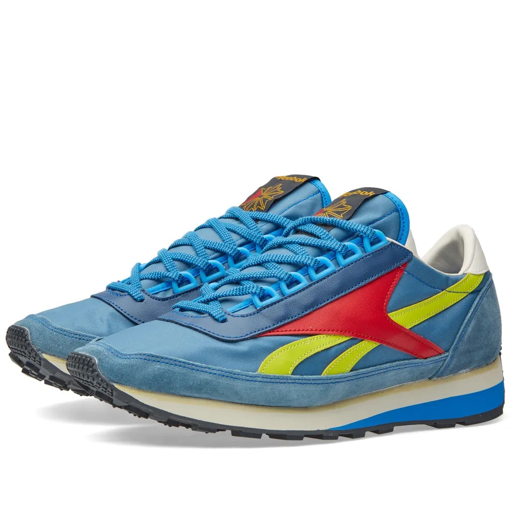 Reebok Aztec OG Retro Running Shoes Men's New Sneakers V66695 Size 11.5 Blue Green Red