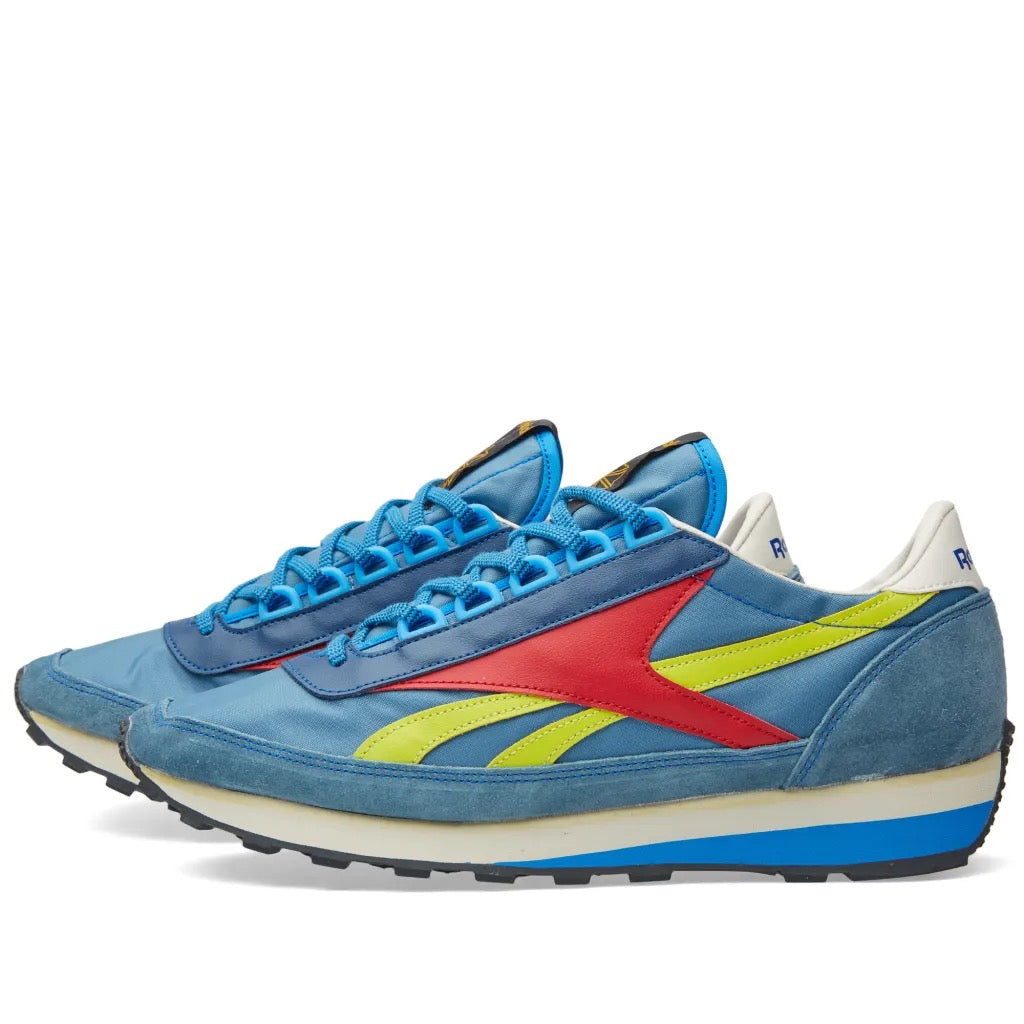 Reebok Aztec OG Retro Running Shoes Men's New Sneakers V66695 Size 11.5 Blue Green Red