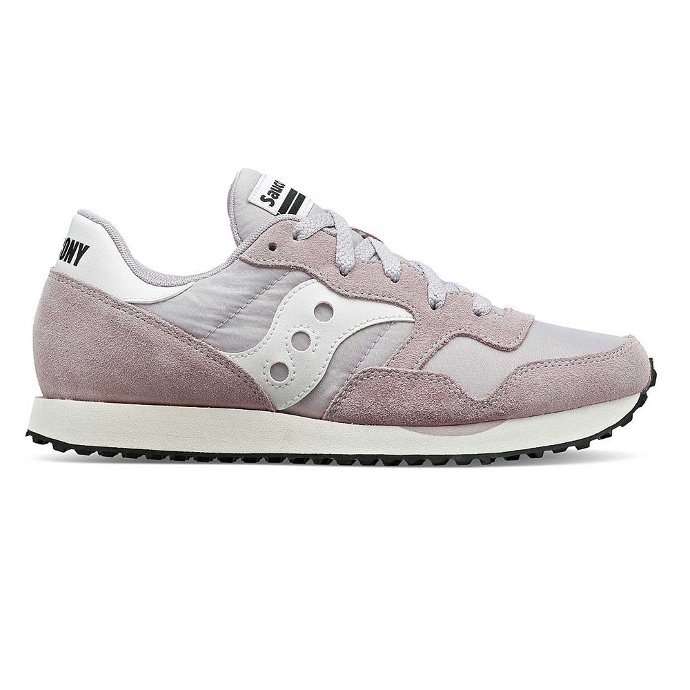 Saucony Originals DXN Trainer Gray White S70757-6 New Men's Retro Sneakers Size side view