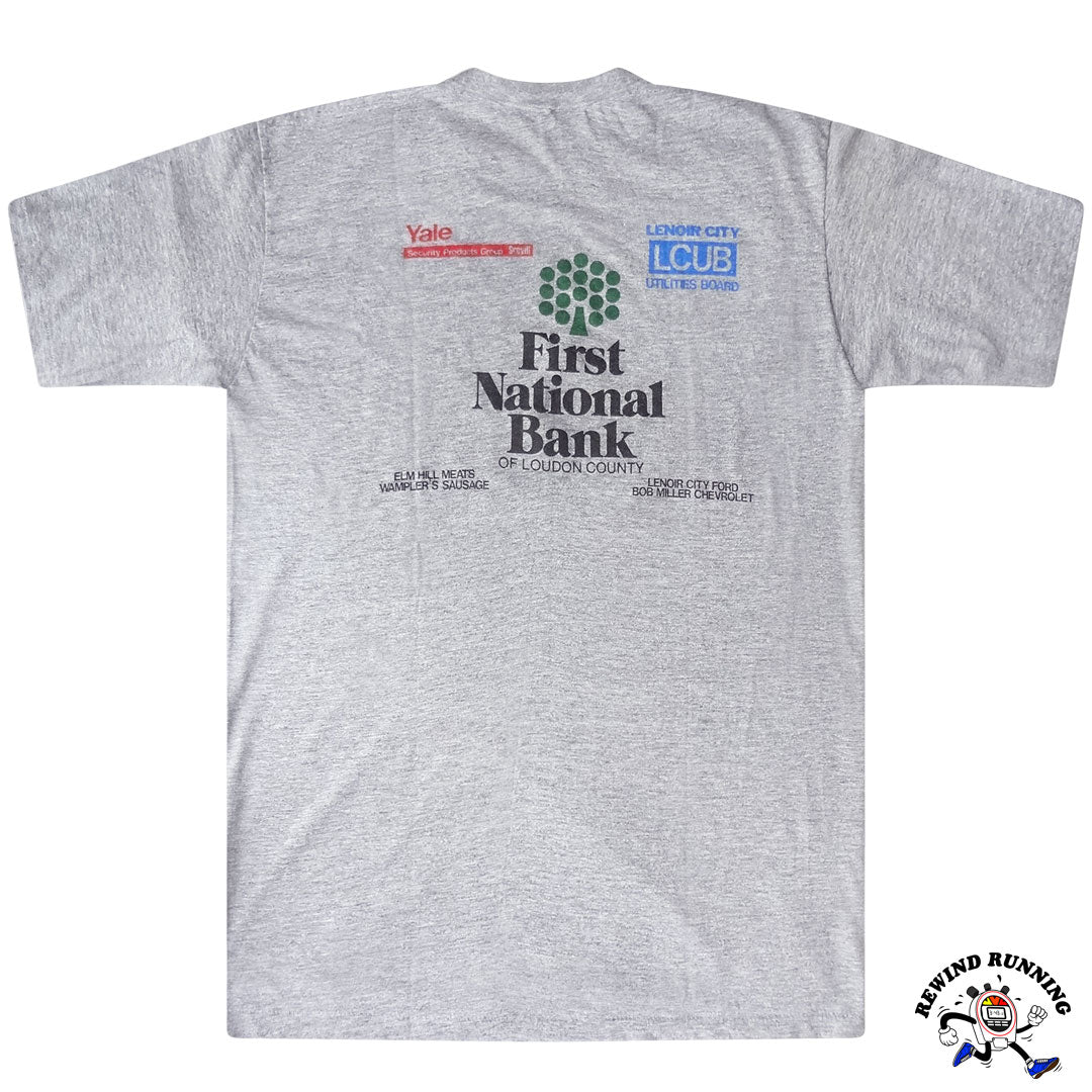 The Rotary Classic 5 Mile Race Lenoir City Vintage Running Men's T-Shirt 80s Size Large Back