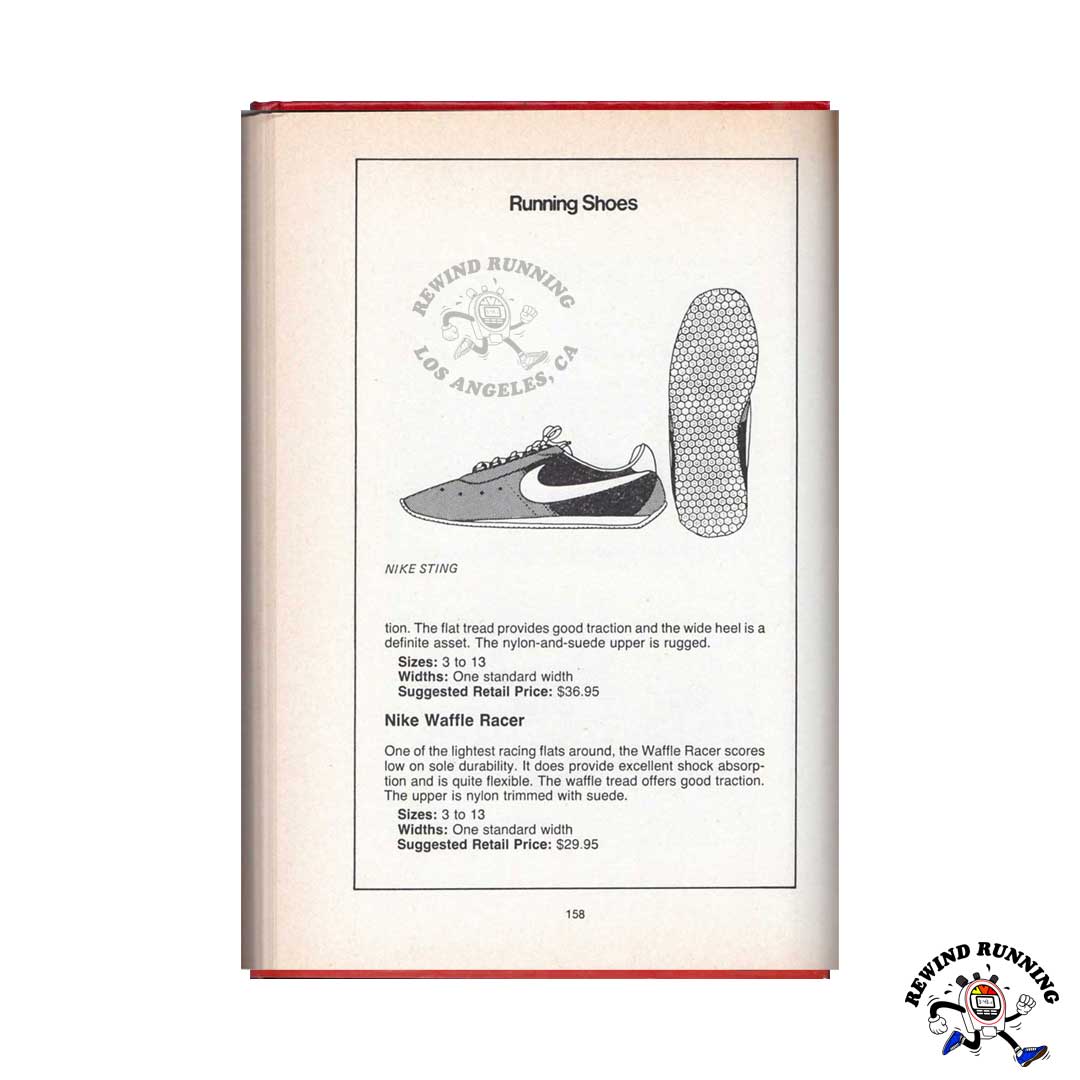 The Running Book: Your Personal Program to Fitness and Fun: Walking, Jogging, Running Nike Sting detail