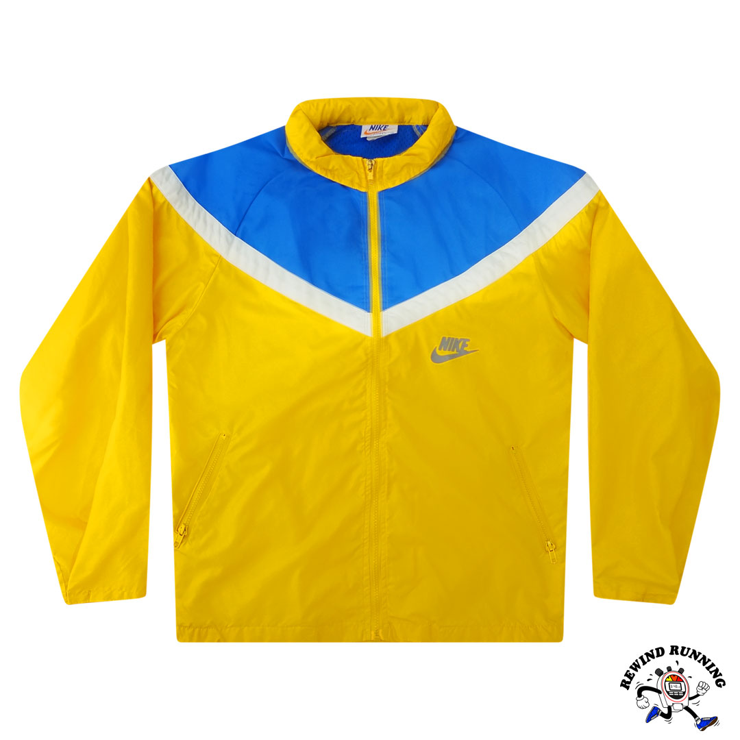 Nike 70s 80s OG Men's Vintage 'Orange Tag' Zip Windbreaker Yellow