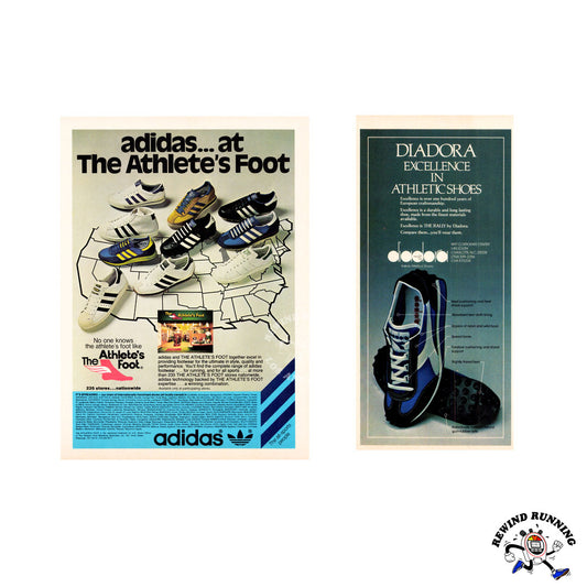 adidas TRX, SL72, SL76, Country 1978 Diadora Rally Vintage Running Shoes Sneaker Print Ad
