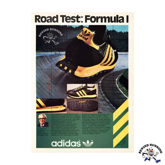 adidas Formula I 1 Vintage 1978 Running Shoe Sneakers Print Ad
