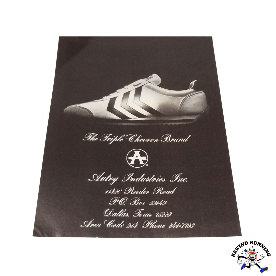 Autry Action Running Shoes 1978 Vintage Sneaker Ad