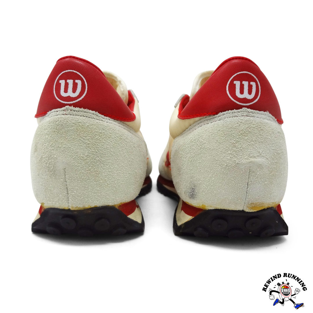 Wilson Bata Deadstock Vintage 70s 80s Running Shoes Sneakers Men's Size 10.5 Heel Logo