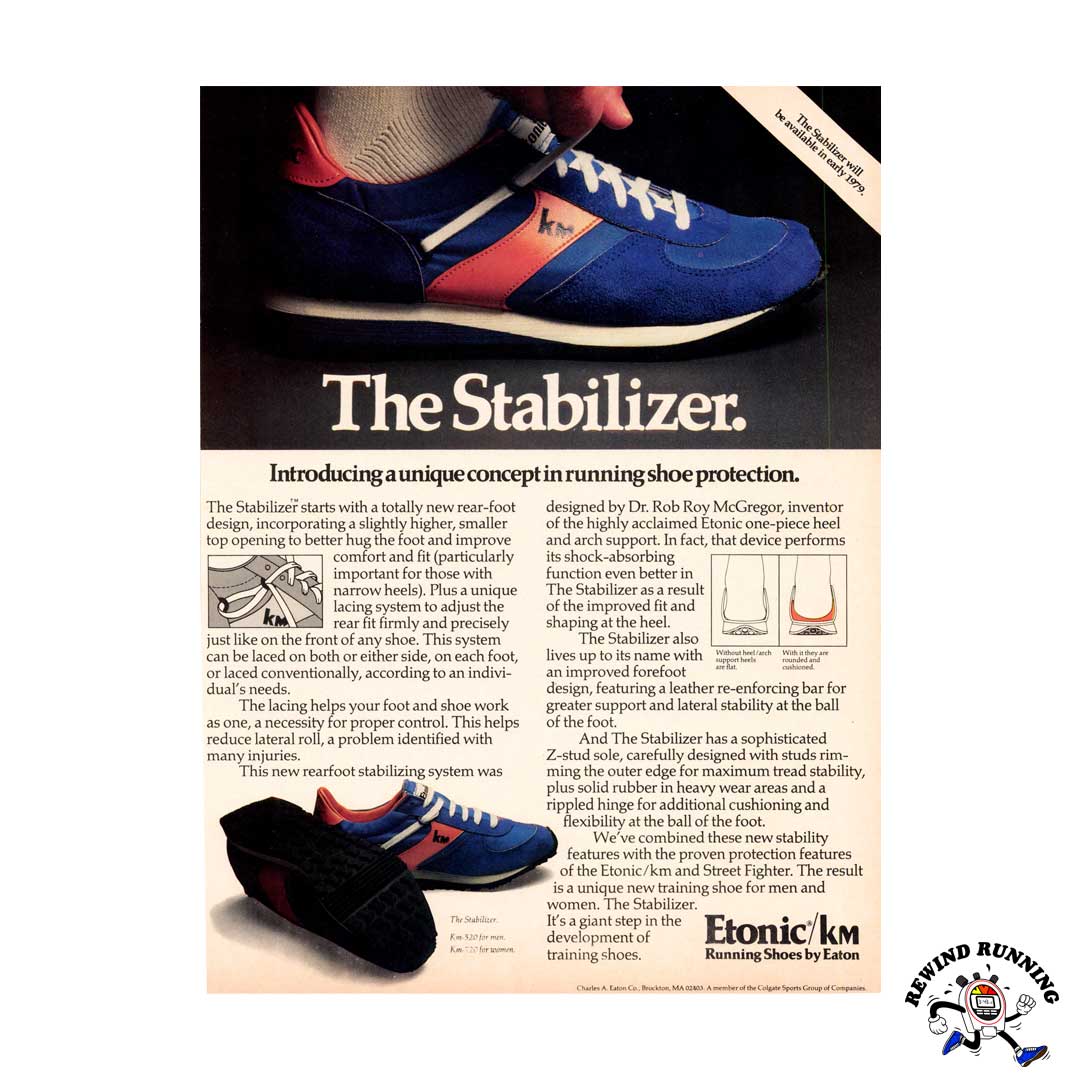 Etonic Stabilizer 1978 vintage running shoes sneakers ad