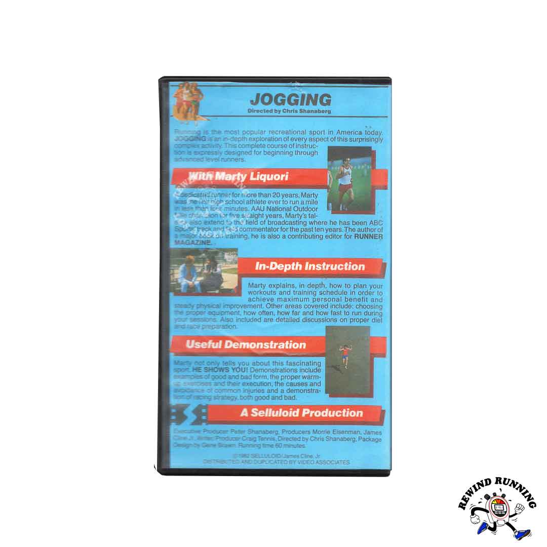 Jogging with Marty Liquori vintage VHS Beginner & Advanced Running by Video Associates