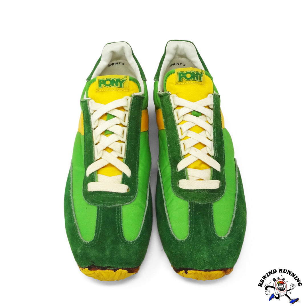 PONY Sprint II 70s Vintage Running Shoes Sneakers front view