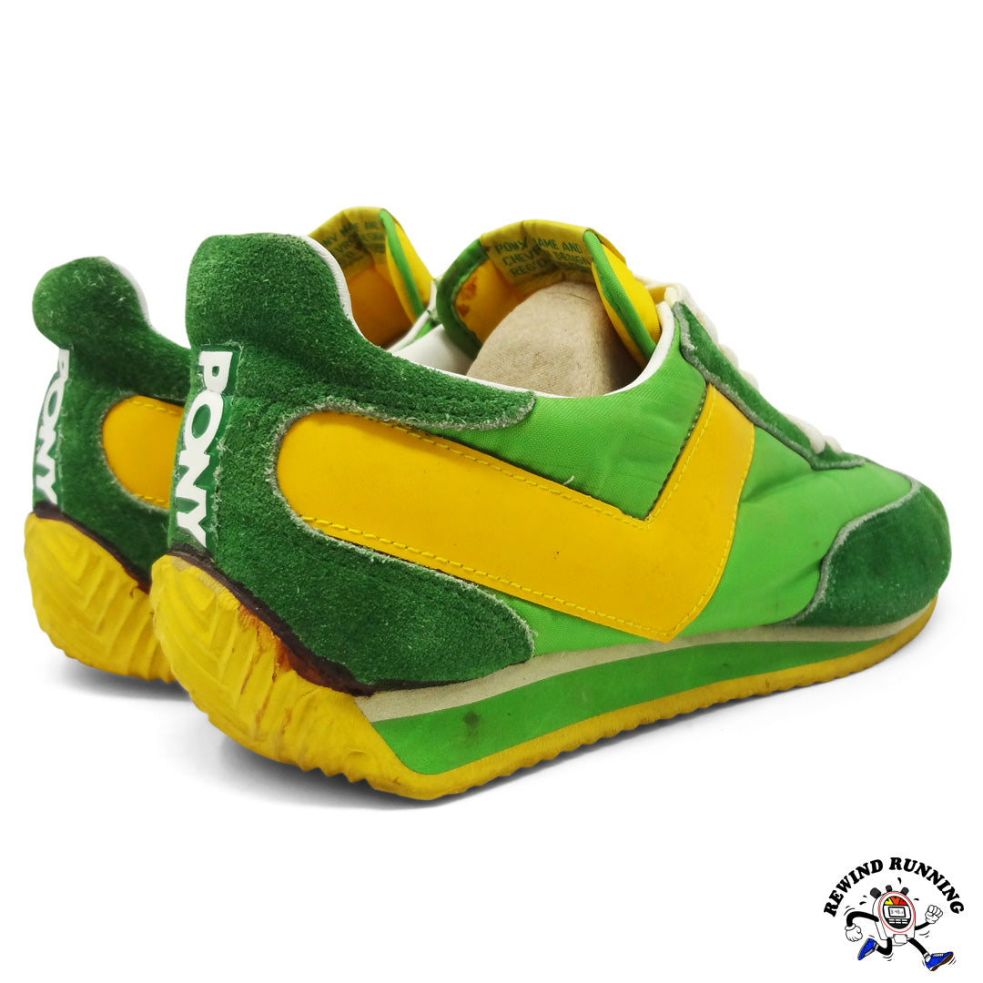 PONY Sprint II 70s Vintage Running Shoes Sneakers rear 3-4 view