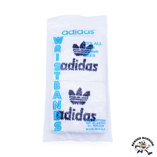 adidas 1980s Vintage Trefoil Logo NOS Wristbands