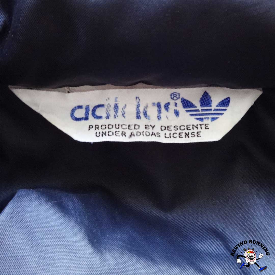 Adidas Vintage 70s 80s Men's M Trefoil Track Jacket Black Orange Zip Descente Neck Label