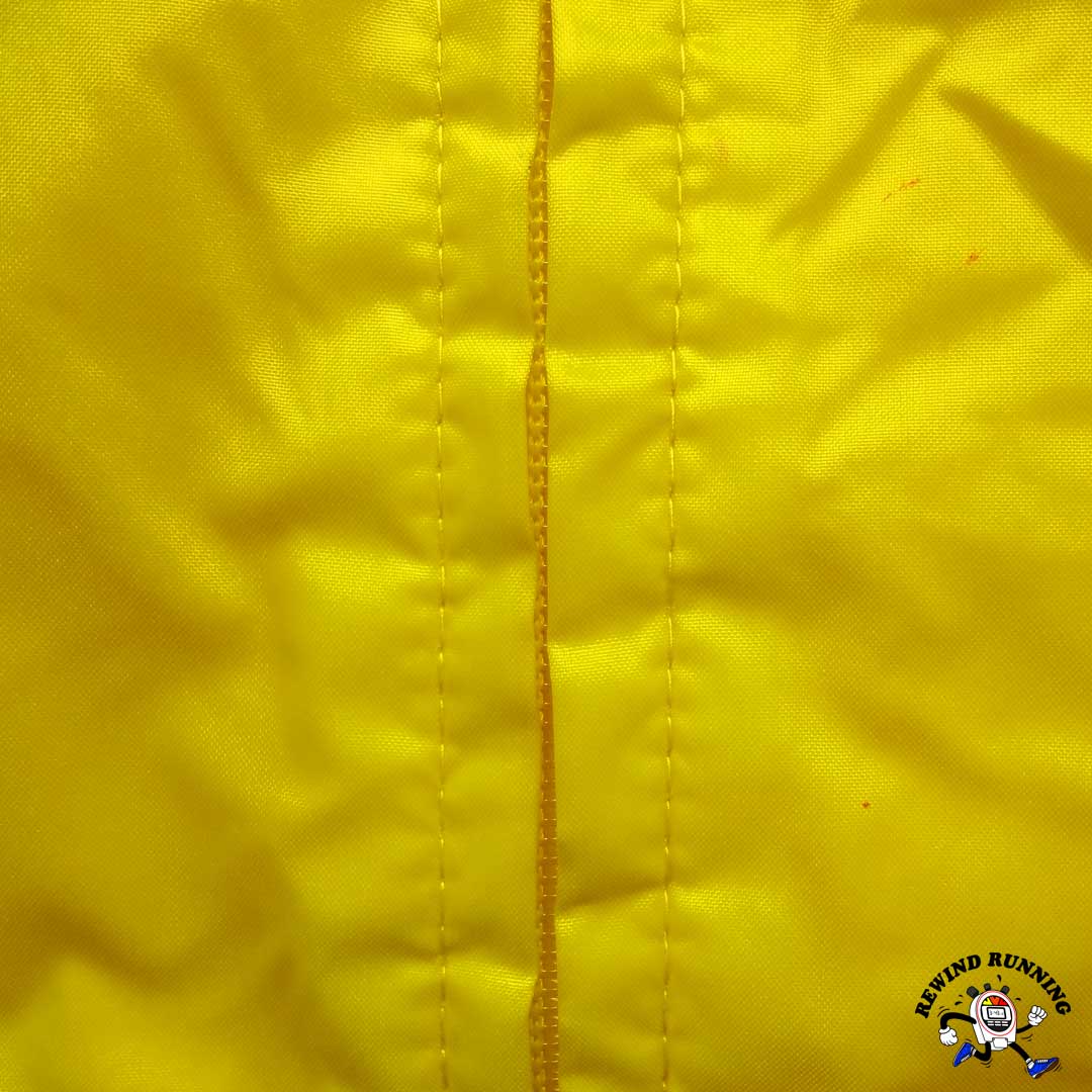 Asics Tiger Vintage 70s 80s Yellow and Black Striped Men's Windbreaker Track Jacket