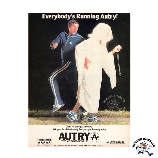 Autry 'The Action People' 1980 Vintage Running Shoes Ad
