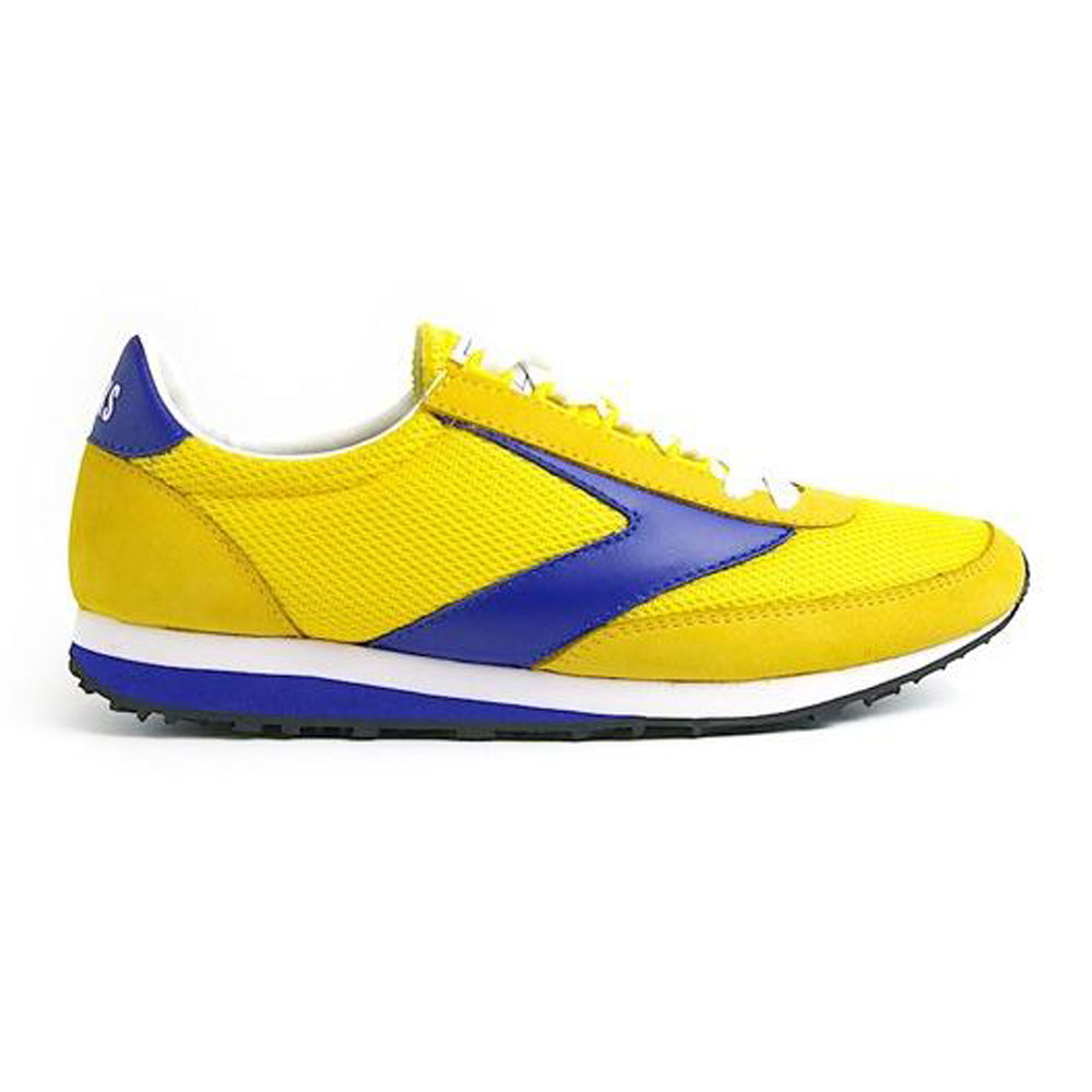 Brooks Heritage Vantage New Yellow Blue Retro Running Shoes Men's Sneakers Size 12 110165-1D-741