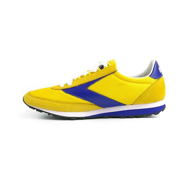 Brooks Heritage Vantage New Yellow Blue Retro Running Shoes Men's Sneakers Size 12 110165-1D-741