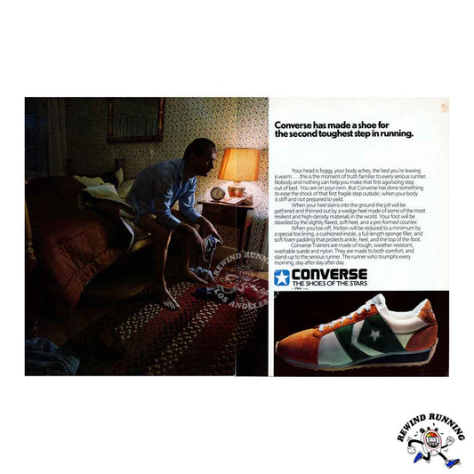 Converse World Class vintage 1978 running shoes sneakers print ad