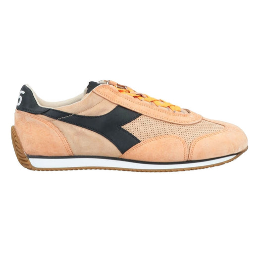 Diadora Heritage Equipe Retro Running Shoes Desert Mist New Men's Sneakers Side Profile Made in Italy