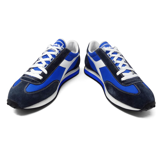 Diadora Rally 1970s Style Retro Men's Sneakers Running Shoes Blue White Size 10