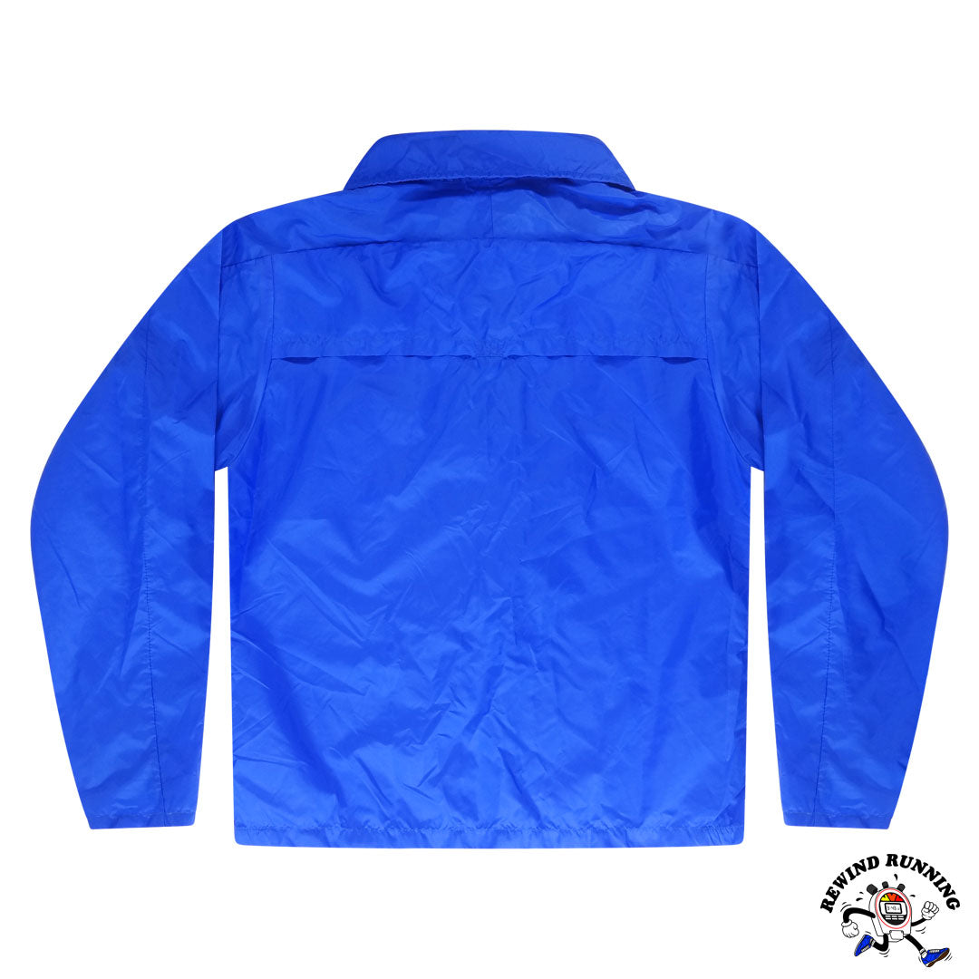 Nike Vintage Men's 'Orange Tag' Zip Pullover Windbreaker 70s 80s Royal Blue Track Jacket Anorak back