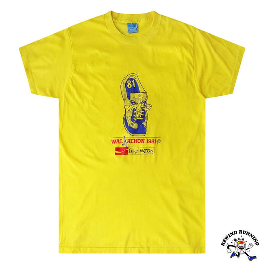 Nike inspired 1981 Walkathon 80s Vintage Nike Roadrunner Oceania Running Shoe WZOK T-Shirt