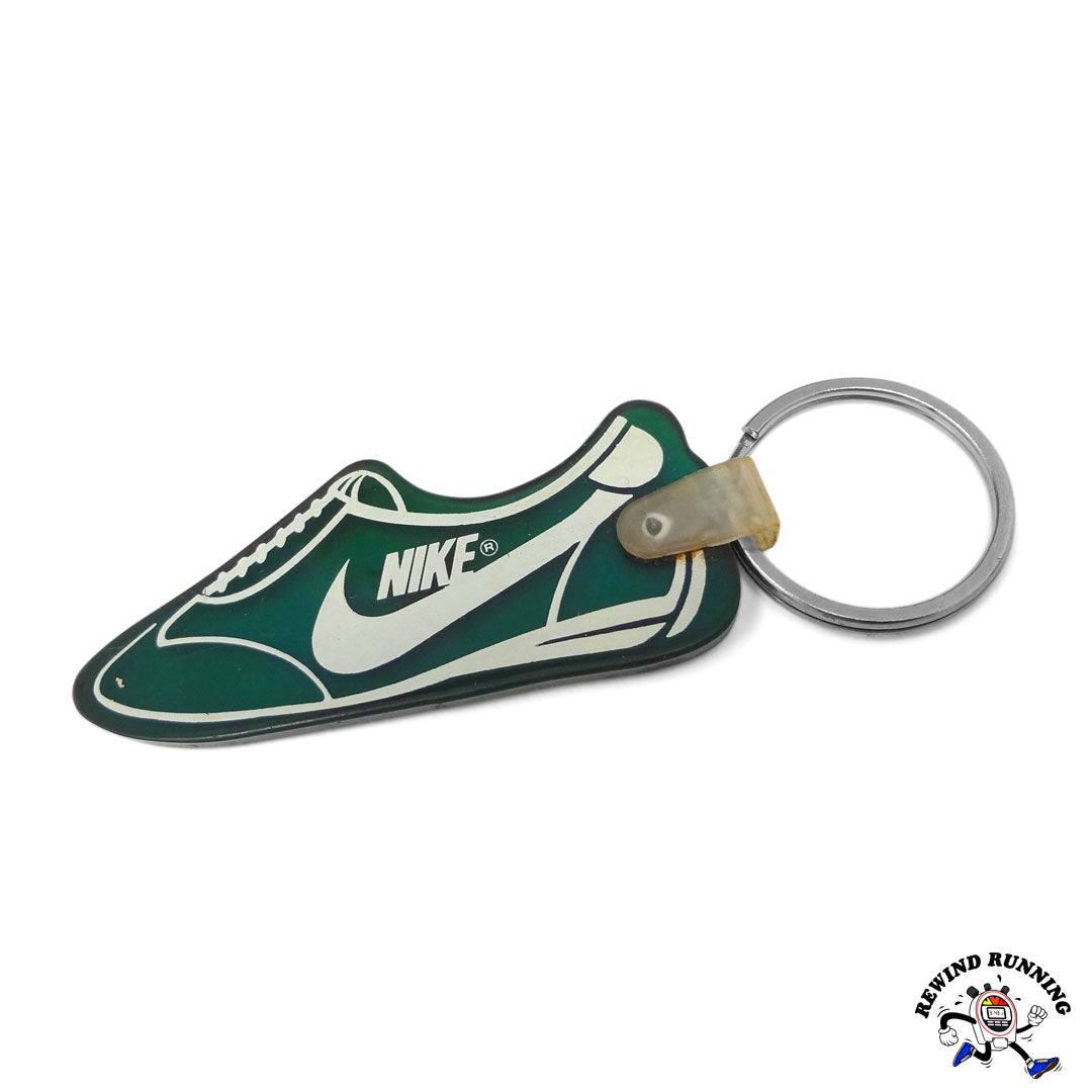 Nike Vintage Oceania Sneaker Running Shoe 80s Green Logo Rubber Promo Keychain