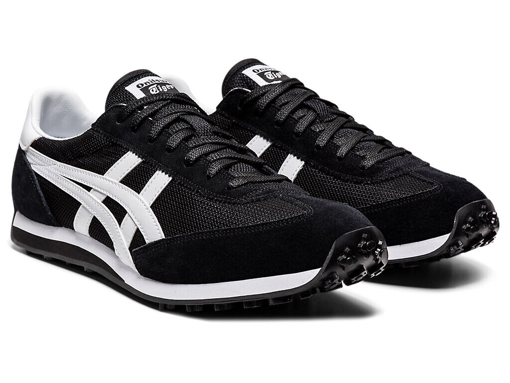 Onitsuka Tiger EDR 78 Black White New Men's Size 10 Retro Sneakers 1183B395-001 3/4 view