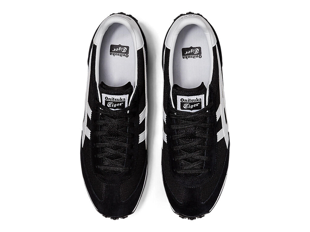 Onitsuka Tiger EDR 78 Black White New Men's Size 10 Retro Sneakers 1183B395-001 aerial view