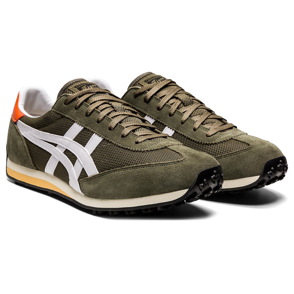 Onitsuka Tiger EDR 78 Mantle Green White New Men's Retro Sneakers 183B395-300 3/4 view