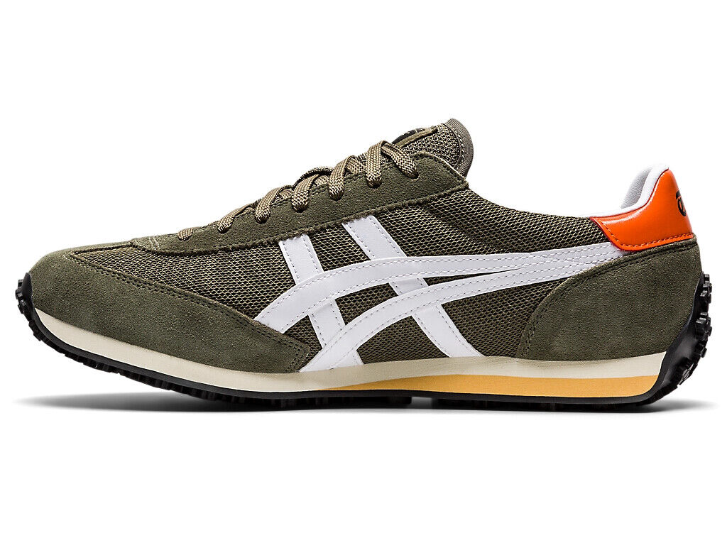 Onitsuka Tiger EDR 78 Mantle Green White New Men's Retro Sneakers 183B395-300 side profile