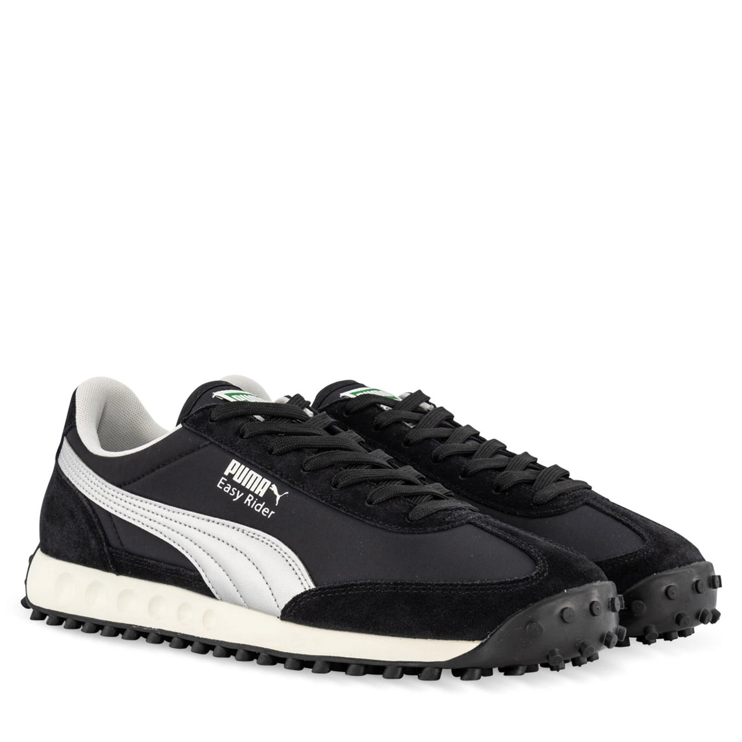 Puma Men's New Easy Rider II Tecno Shoes Sneakers Black Marshmallow 381027-02 Size 11