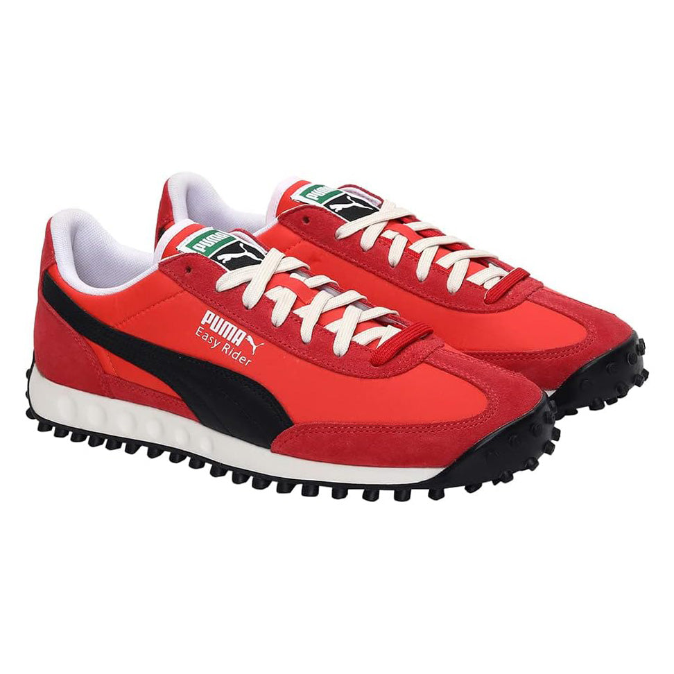 Puma Men's Easy Rider II High Risk Red Cherry Tomato 70s New Retro Shoes Sneakers 381026-06