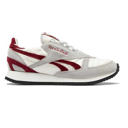 Reebok Victory G H04987 Retro Shoes Pure Grey Classic Burgundy Side Profile