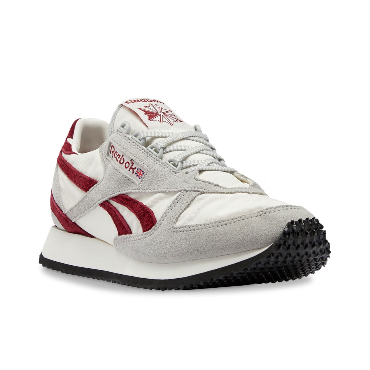 Reebok Victory G New Men's Sneakers Retro 80s Shoes Pure Grey Classic Burgundy Size 9 H04987