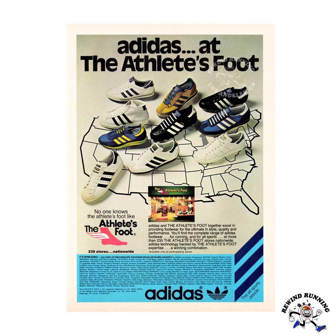 adidas TRX, SL72, SL76, Country 1978 Diadora Rally Vintage Running Shoes Sneaker Print Ad