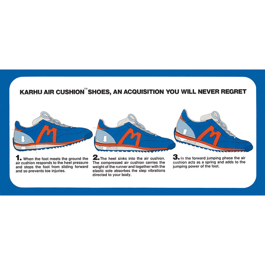 Karhu ChampionAir Mestari Jaffa Orange Vintage Ad Rewind Running