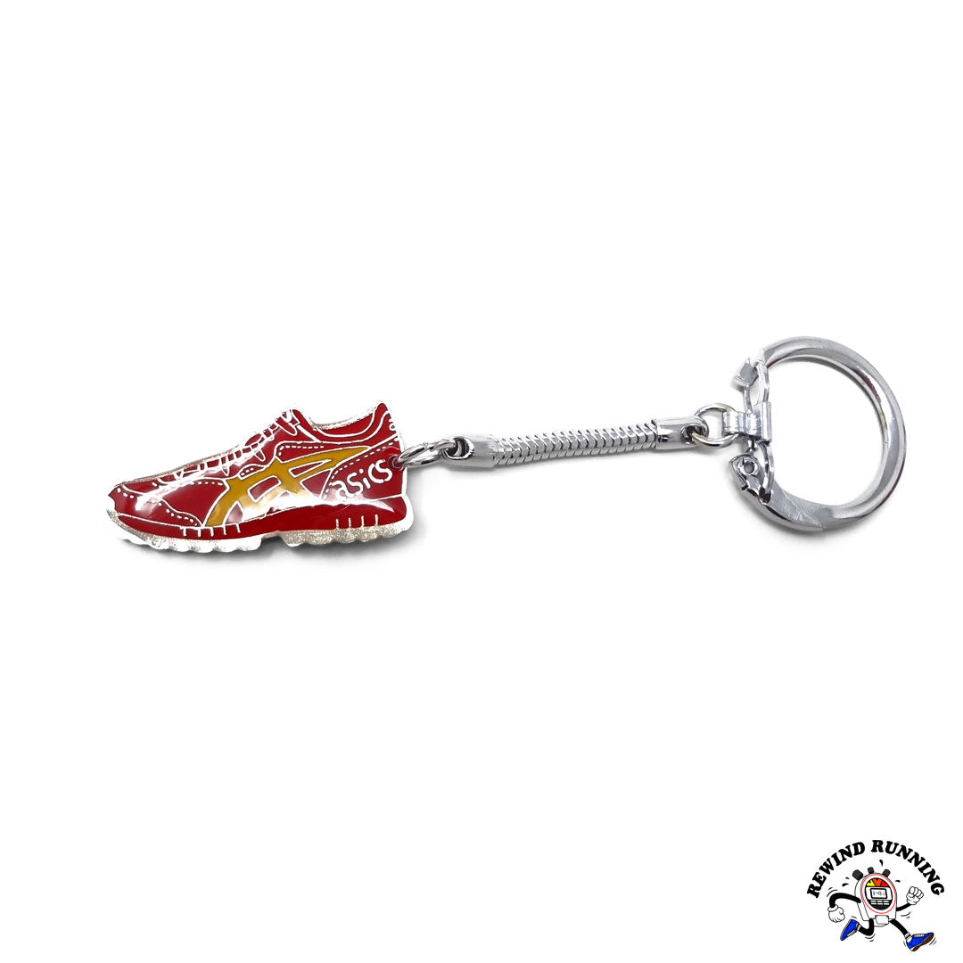 Asics Tiger X-Caliber GT Vintage 1980's Gloss Red Running Shoe keychain
