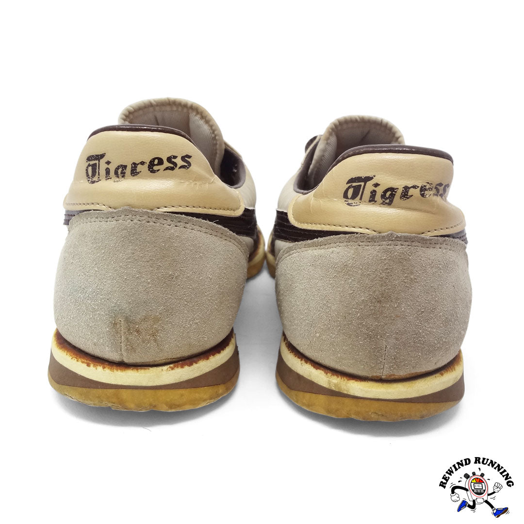 Asics Tiger Vintage Tigress Corsair Women's Running Shoes Sneakers back heel