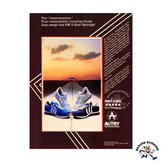 Autry Action Shoes 'Jetstreamers' 1980s Vintage sneakers ad