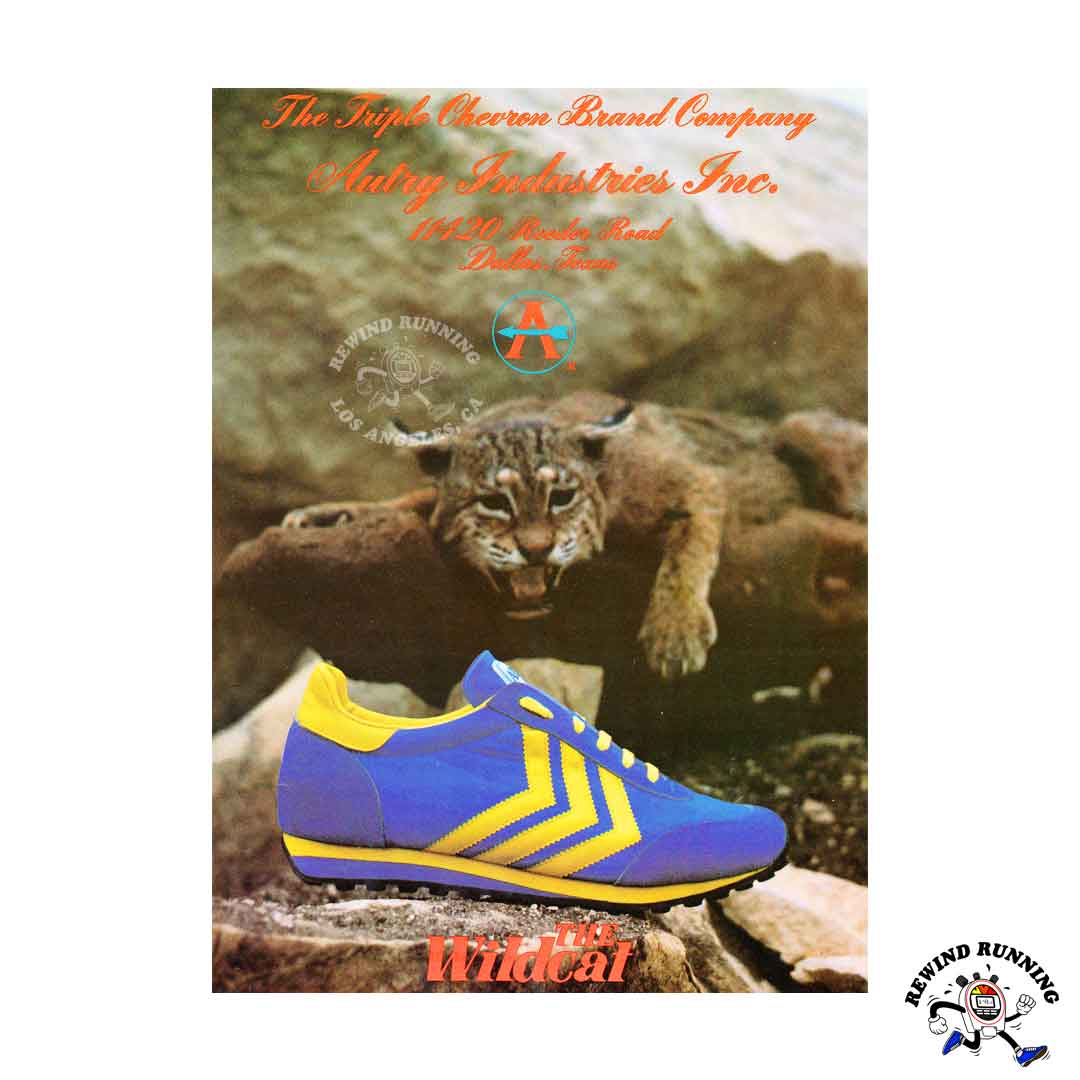 Autry The Wildcat 1978 Vintage Running Shoes Ad